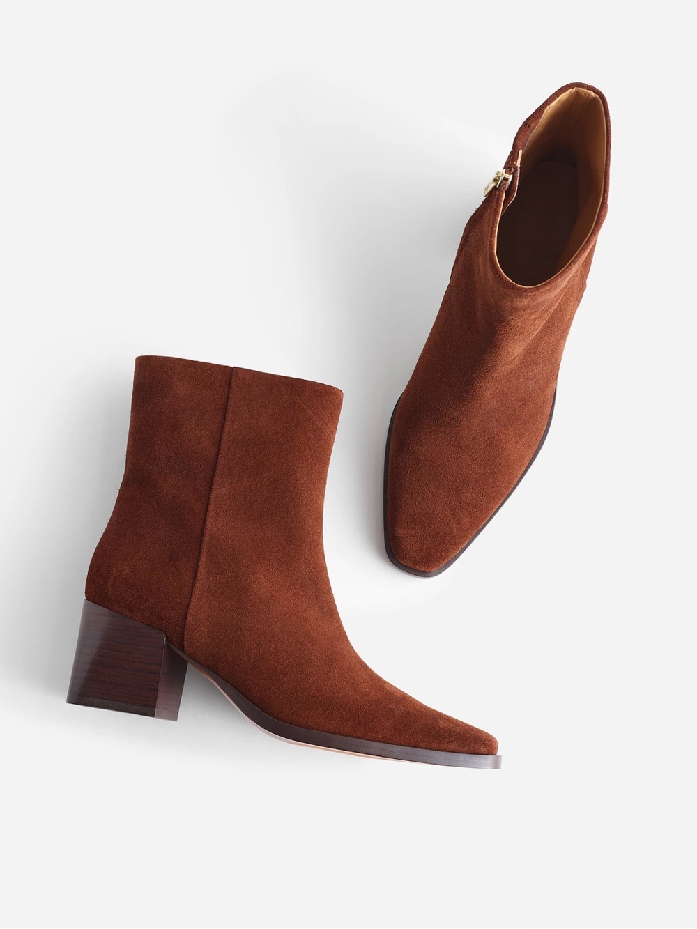 NWOB MADEWELL Women’s The Ardin Ankle Boot Soft Mahogany Suede Size 10 NR867